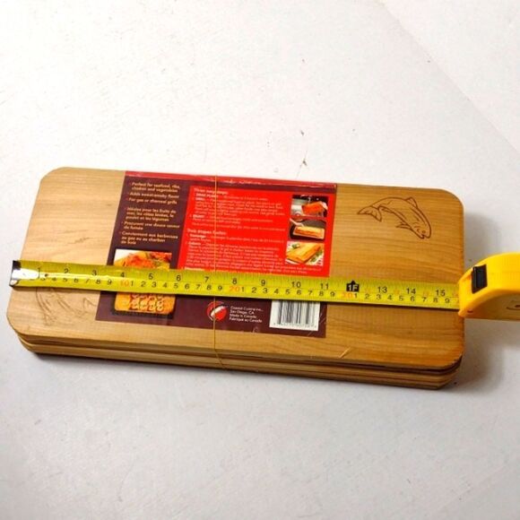 NEW Coastal Cuisine Cedar Grill Plank Set of 6 - Picture 4 of 8